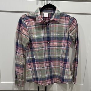 Brooks Brothers Multicolor Plaid Button-Down Shirt